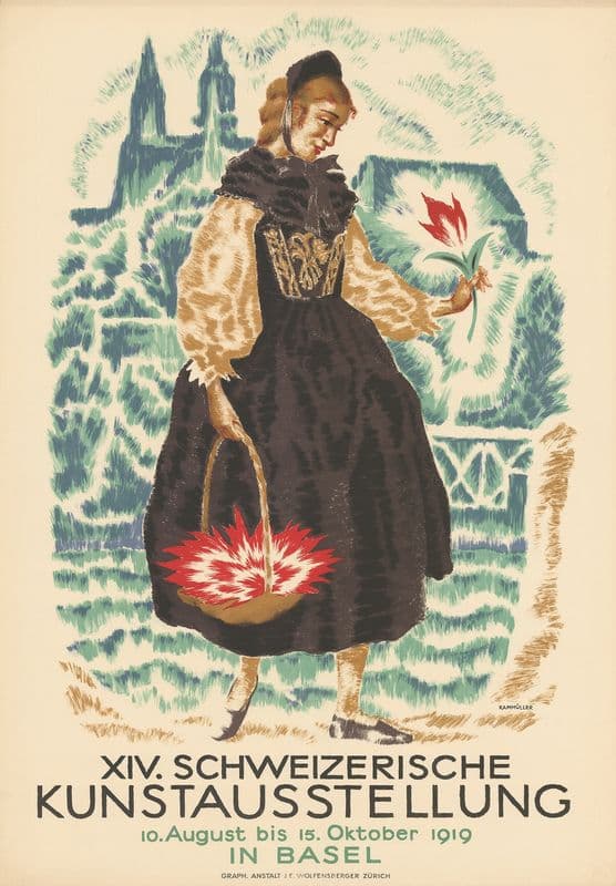 XIV. Schweizerische Kunstausstellung as a canvas print