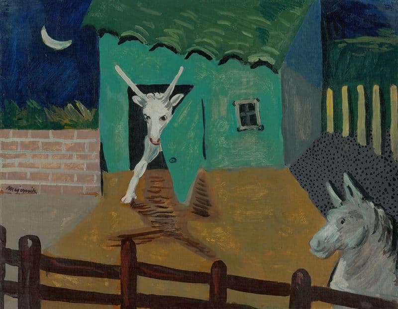 Yard (1935–1936) as a canvas print