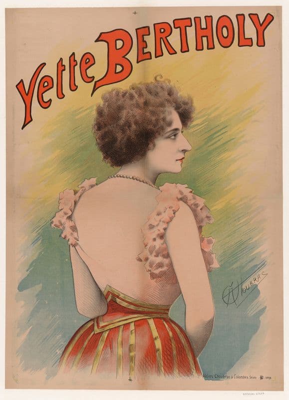 Yette Bertholy as a canvas print