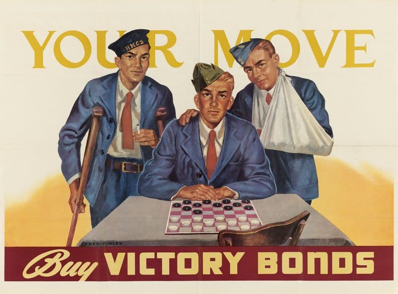 Your Move Buy Victory Bonds as a canvas print
