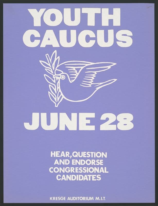 Youth caucus – June 28 as a canvas print