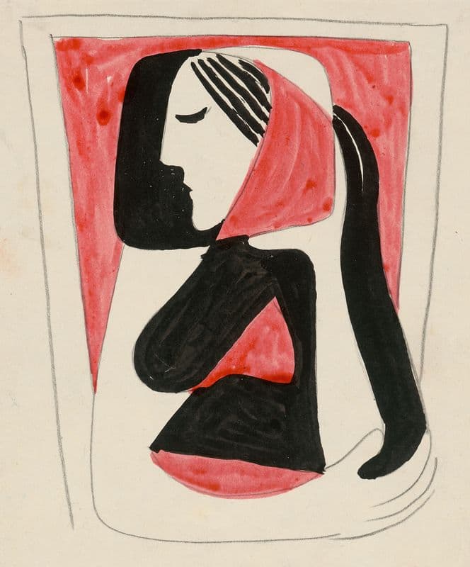 Žena as a canvas print