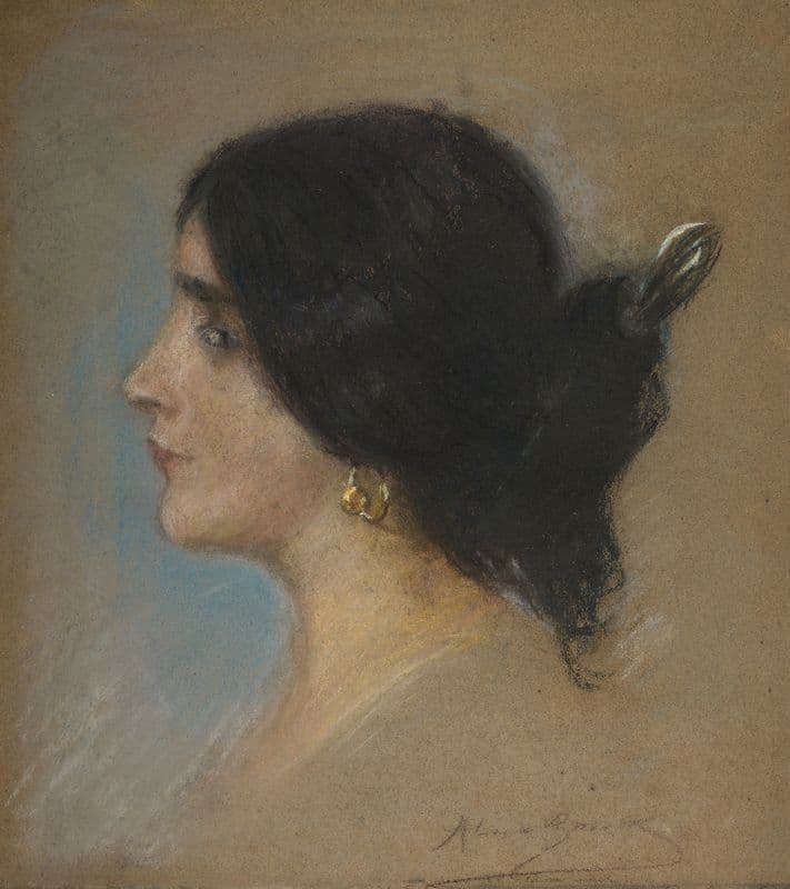 Zingare (ca. 1900) as a canvas print