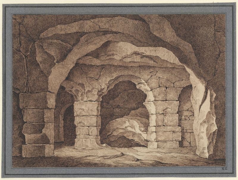 Zware gewelven as a canvas print