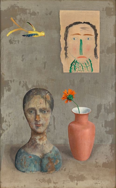 Zwei Köpfe as a canvas print