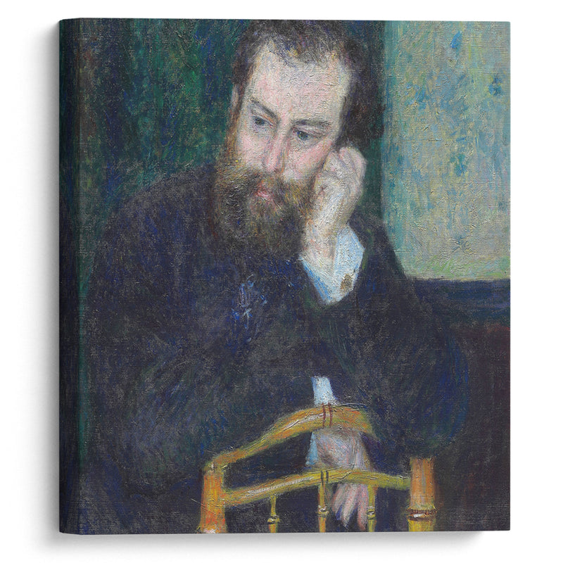 Alfred Sisley (1876) - Pierre-Auguste Renoir - Canvas Print