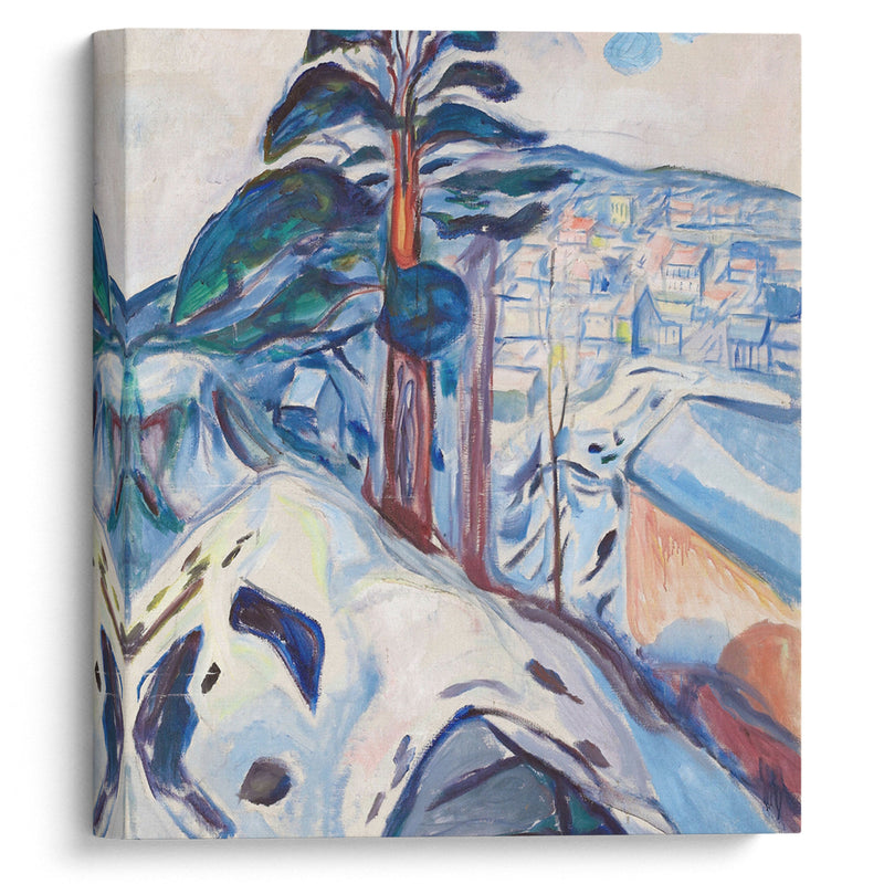 Winter in Kragerø (1916) - Edvard Munch - Canvas Print