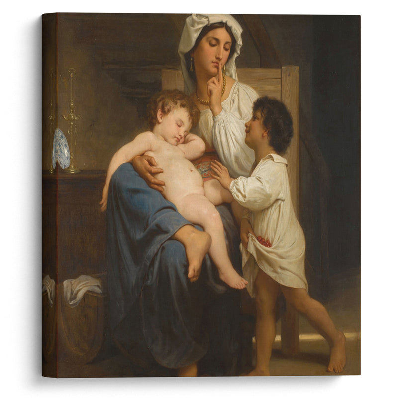 Le sommeil - William Bouguereau - Canvas Print