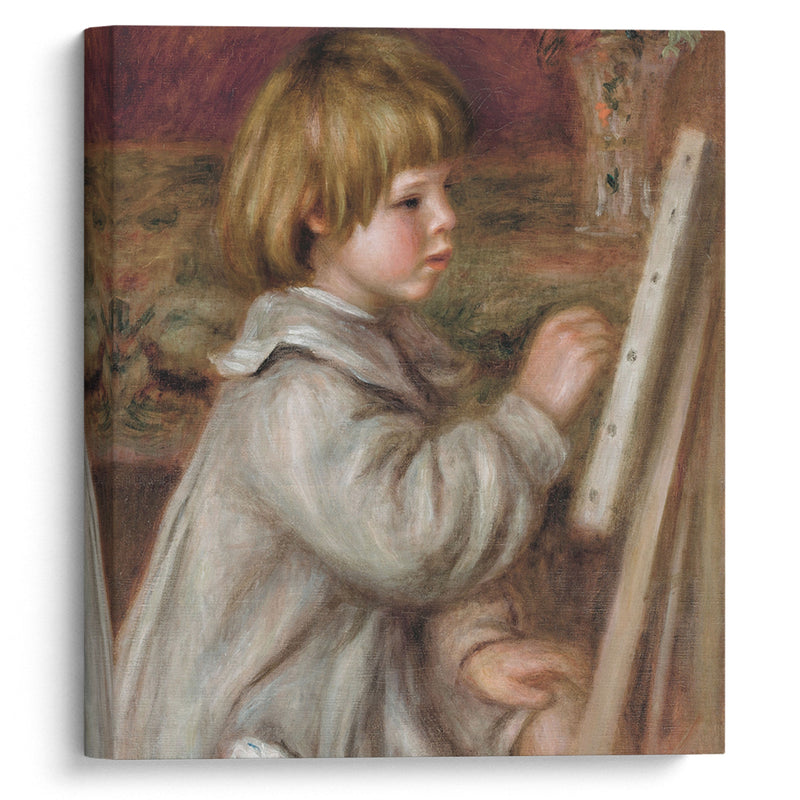 Le petit peintre (Claude Renoir) (1907) - Pierre-Auguste Renoir - Canvas Print