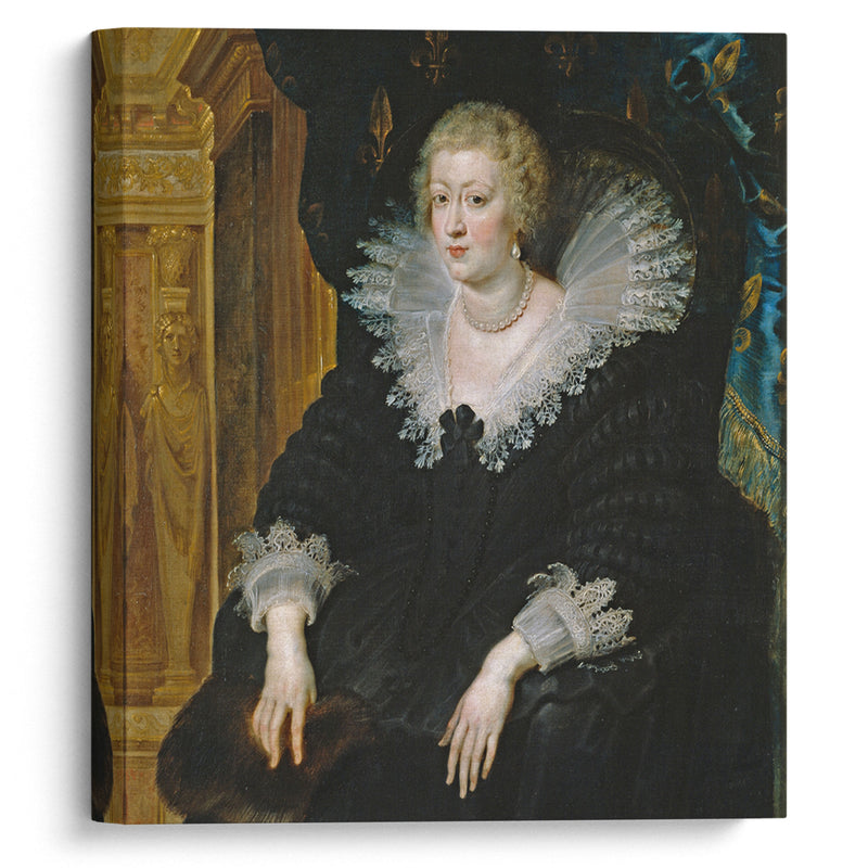 Portrait of Anne of Austria (circa 1622) - Peter Paul Rubens - Canvas Print