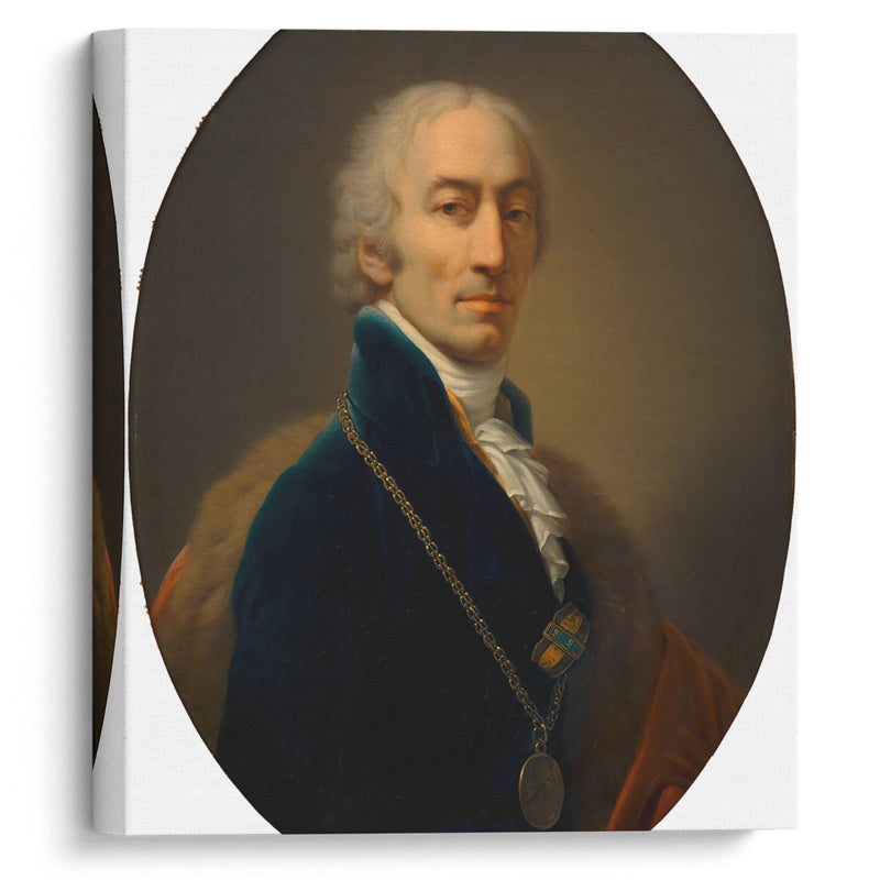 Michael Mayer (Hofquartierbuchverwalter) (around 1800) - Johann Baptist von Lampi the Elder - Canvas Print