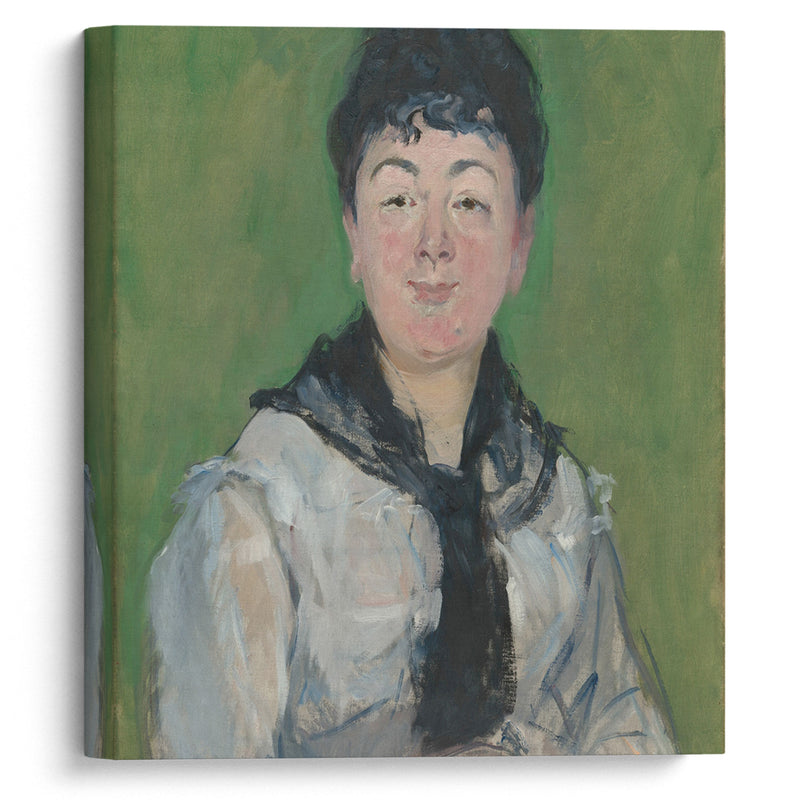 Portrait of a Woman with a Black Fichu (c. 1878) - Édouard Manet - Canvas Print