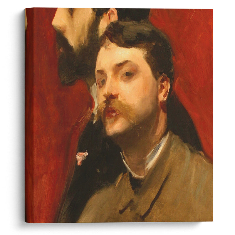 François Flameng and Paul Helleu (1880) - John Singer Sargent - Canvas Print
