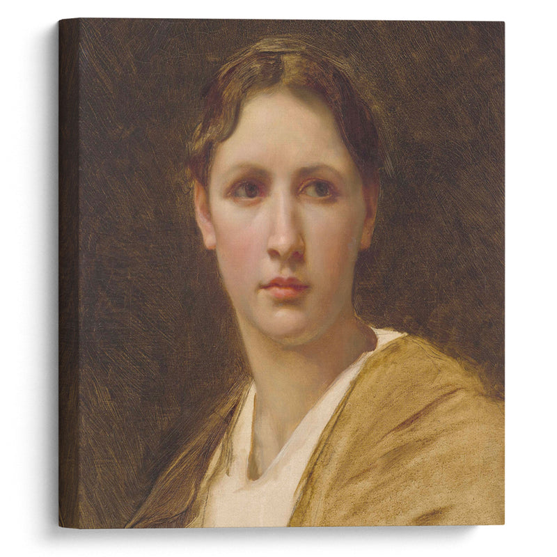 Étude de la tête (1898) - William Bouguereau - Canvas Print