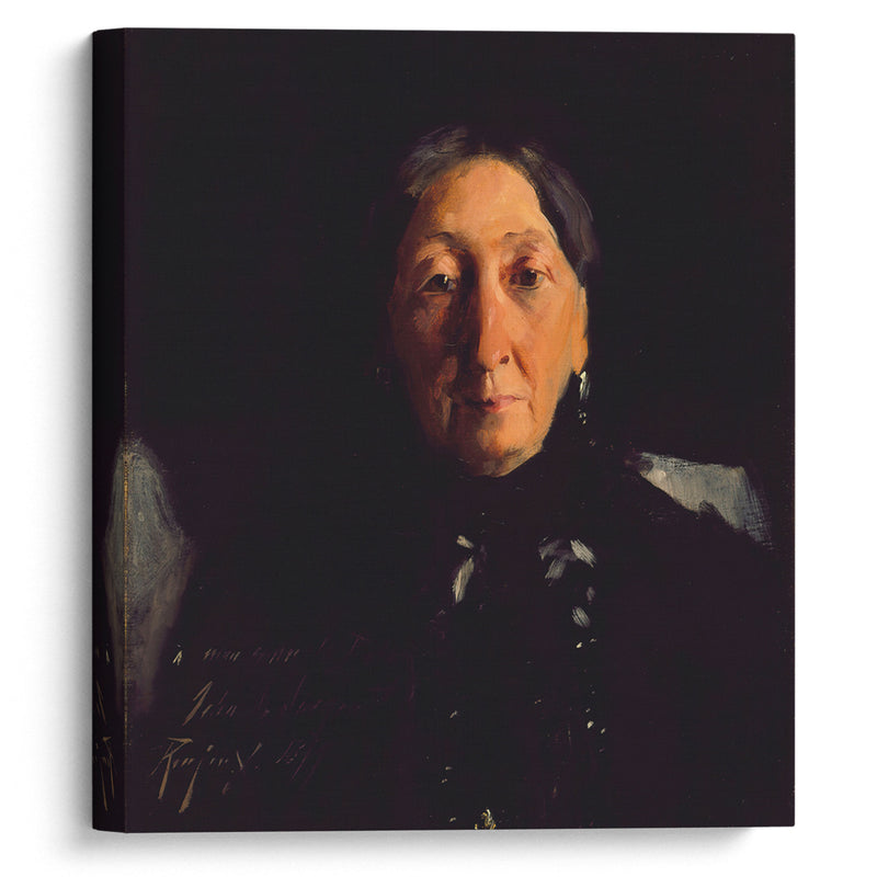 Mme. François Buloz (Christine Blaze) (1879) - John Singer Sargent - Canvas Print
