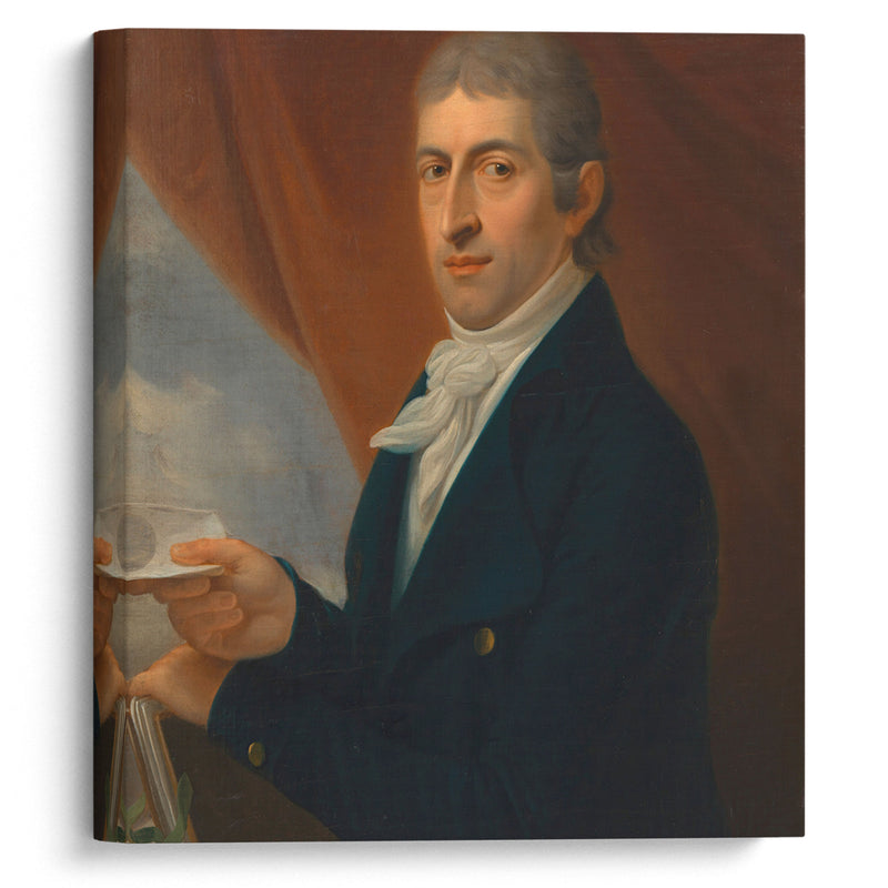 Johann (Giovanni) Cappi (Musikverleger) (around 1810) - Johann Baptist von Lampi the Elder - Canvas Print