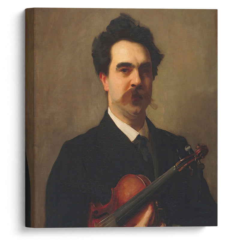 Johannes Wolff (1861–1931), Dutch violinist (1897) - John Singer Sargent - Canvas Print