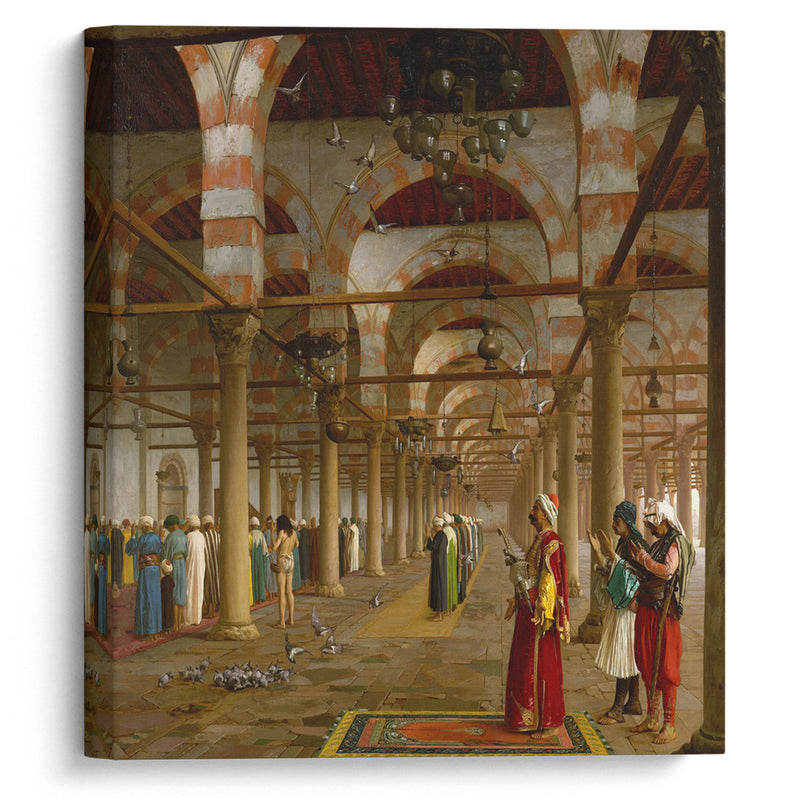 Prayer in the Mosque (1871) - Jean-Léon Gérôme - Canvas Print