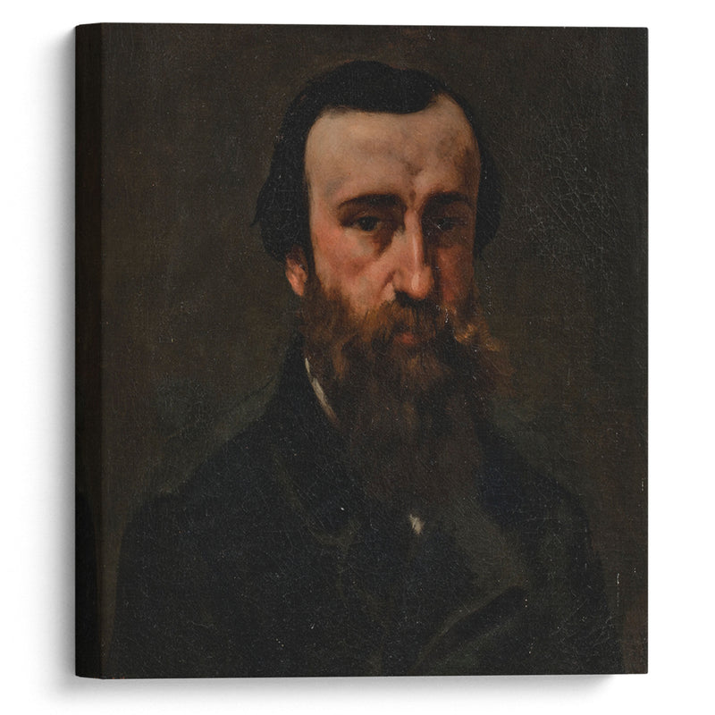 Portrait of M. Nicolle (1862) - Gustave Courbet - Canvas Print