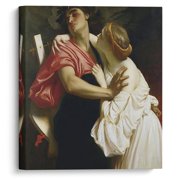 Orpheus And Eurydice (1864) - Frederic Leighton - Canvas Print