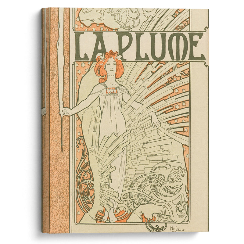 La Plume - Alphonse Mucha - Canvas Print