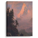 Sunrise on the Matterhorn (after 1875) - Albert Bierstadt - Canvas Print