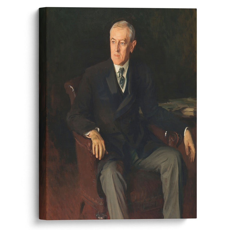 Portrait of Woodrow Wilson (1917) - John Singer Sargent - Canvas Print