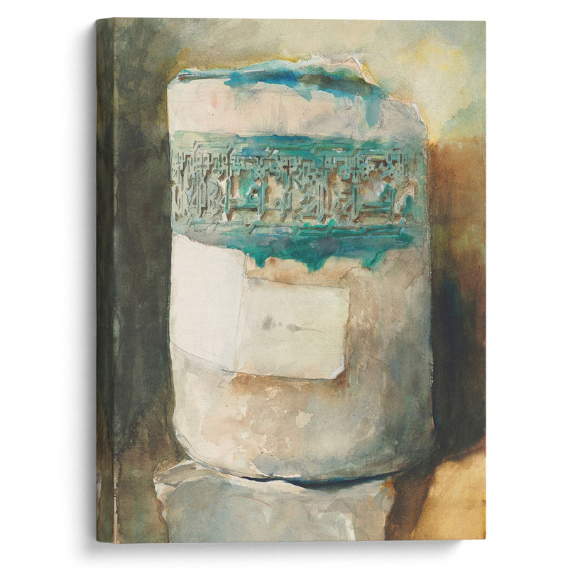 Well Head with Kufic Inscription - John Singer Sargent - Canvas Print