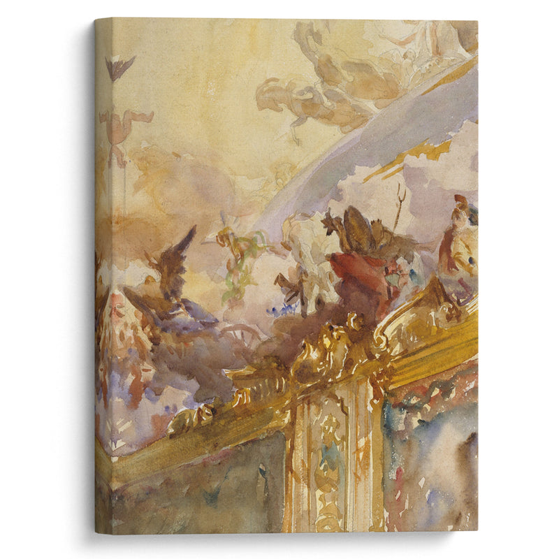 Tiepolo Ceiling, Milan (circa 1898 –1900) - John Singer Sargent - Canvas Print