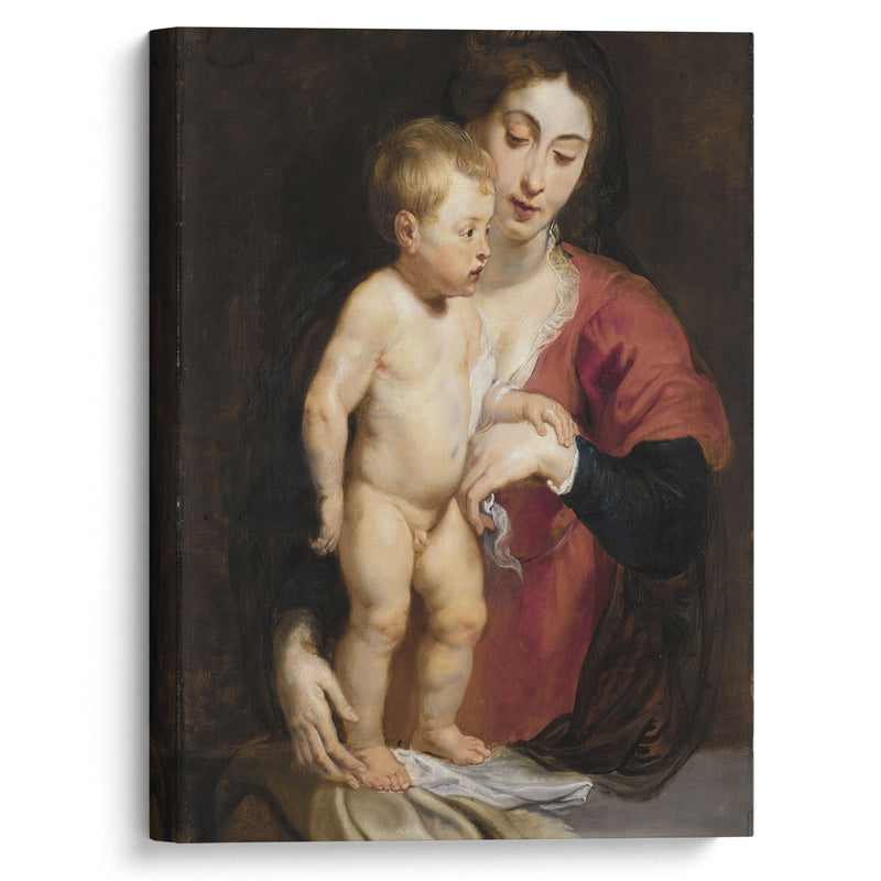 Madonna and Child (ca. 1615-1618) - Peter Paul Rubens - Canvas Print