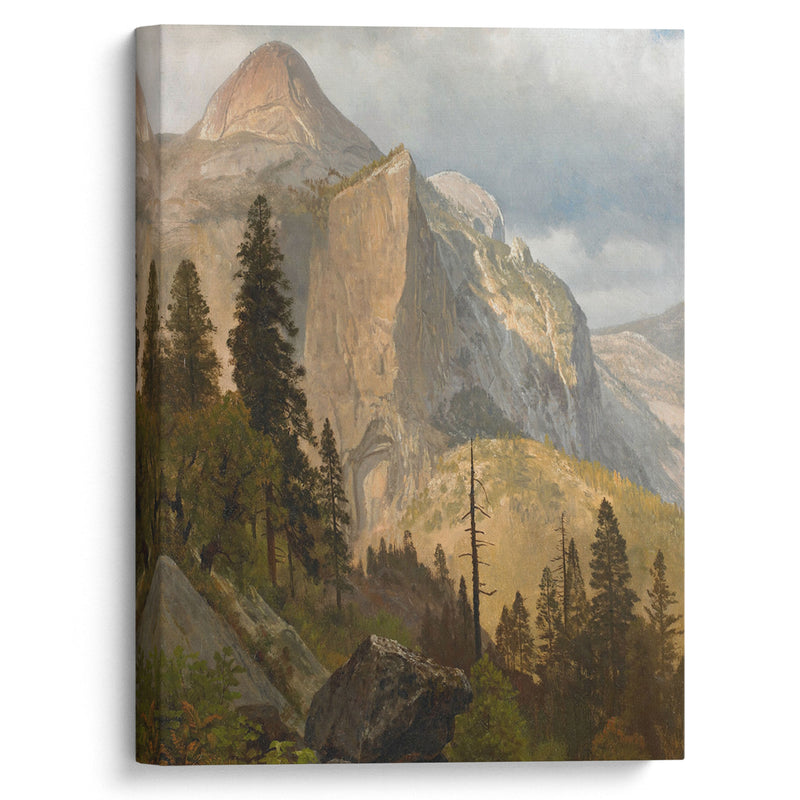 North Dome, Yosemite Valley (1889) - Albert Bierstadt - Canvas Print