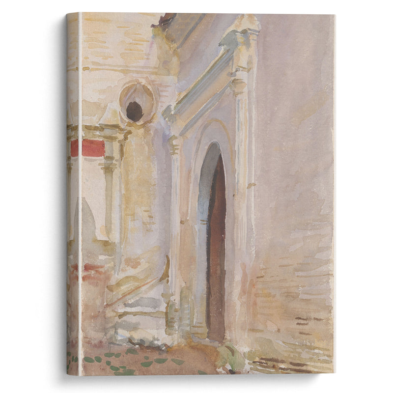 Arched Doorway (between 1895 and 1908) - John Singer Sargent - Canvas Print