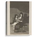 Bellos consejos. (Pretty teachings.) (1796-1797) - Francisco de Goya - Canvas Print