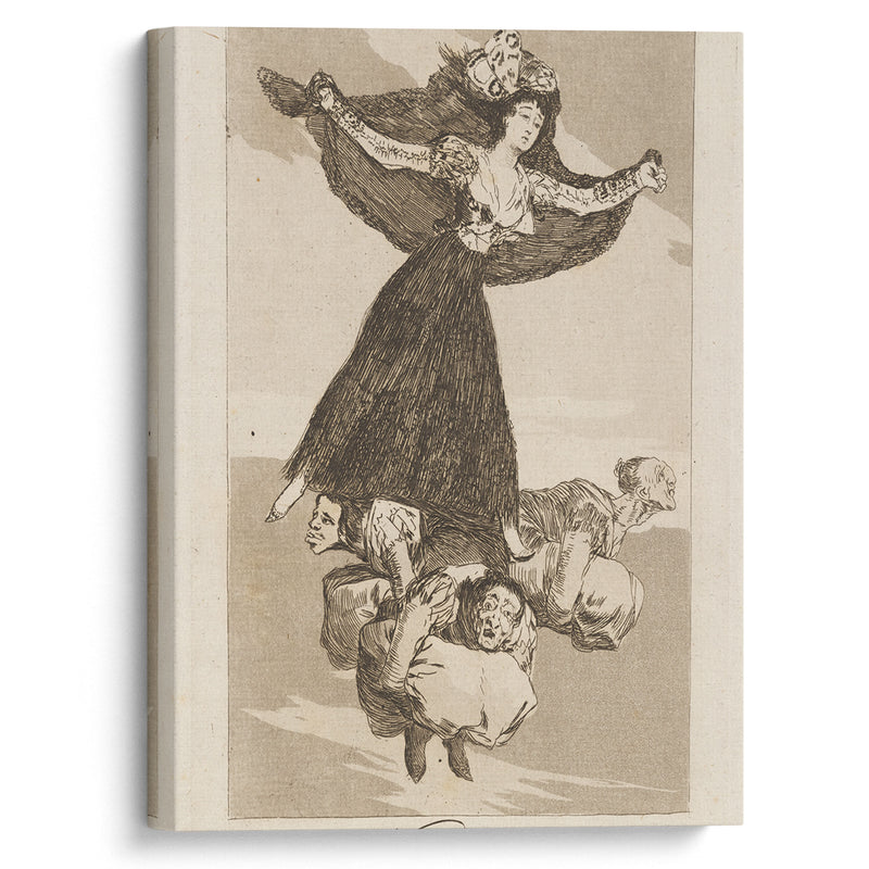 Volaverunt. (They have flown.) (1796-1797) - Francisco de Goya - Canvas Print