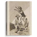 Aguarda que te unten. (Wait till you’ve been anointed.) (1796-1797) - Francisco de Goya - Canvas Print