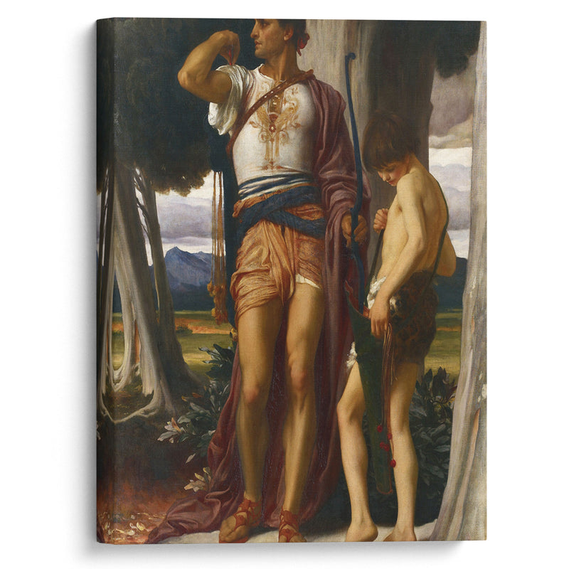 Jonathan’s Token to David (c. 1868) - Frederic Leighton - Canvas Print