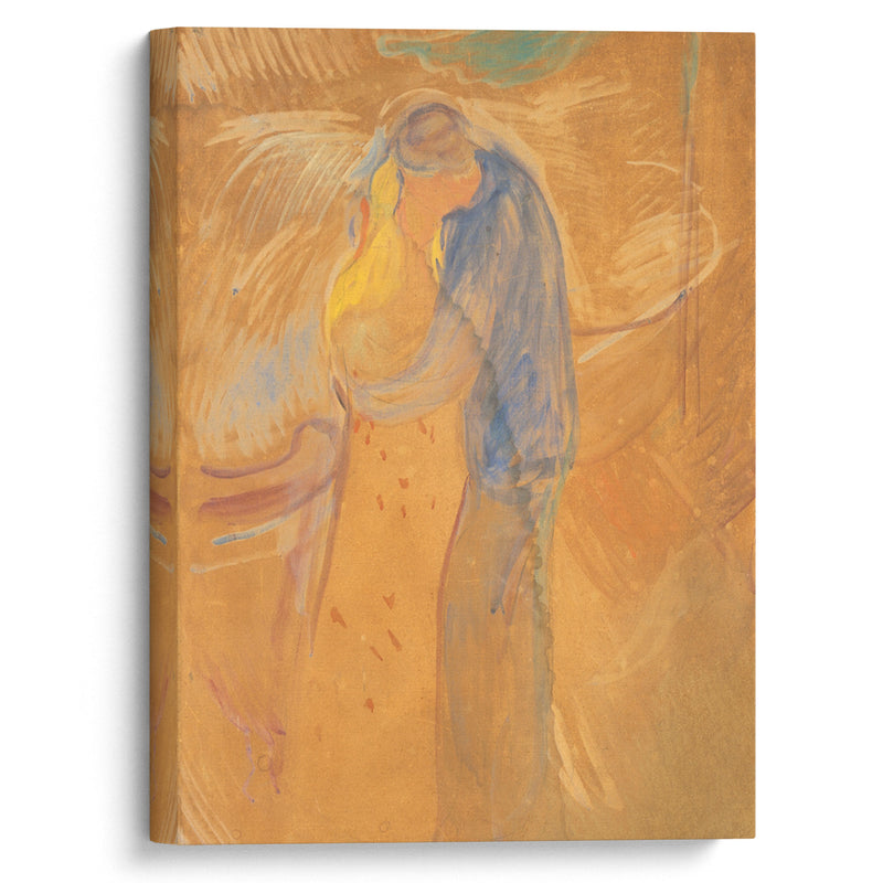 Kiss (1906-1907) - Edvard Munch - Canvas Print