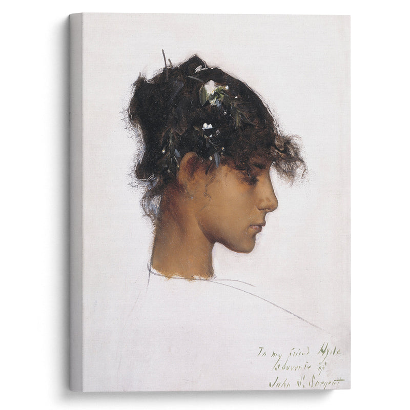 Rosina Ferrara, Head Of A Capri Girl - John Singer Sargent - Canvas Print