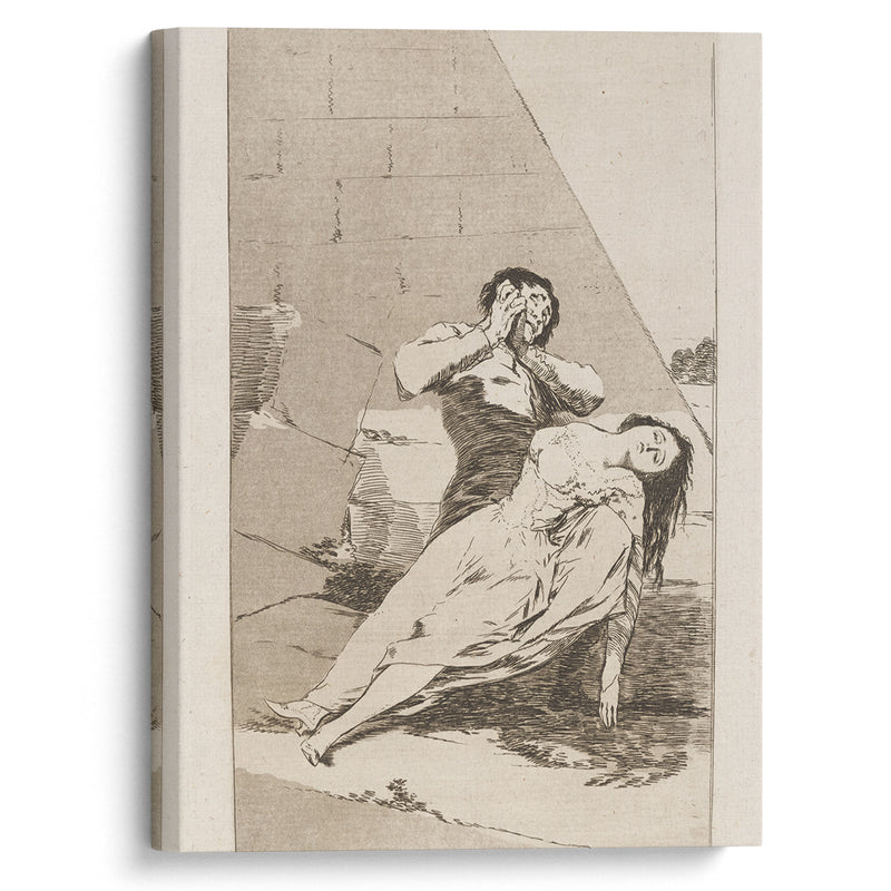 Tantalo. (Tantalus.) (1796-1797) - Francisco de Goya - Canvas Print