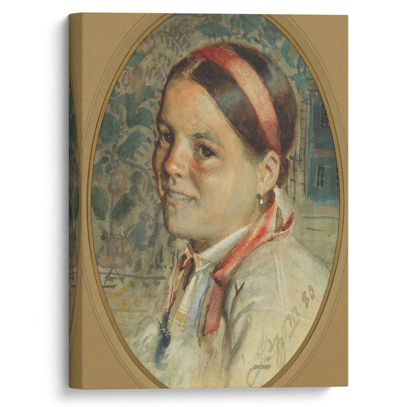 Head of a Woman (1880) - Anders Zorn - Canvas Print