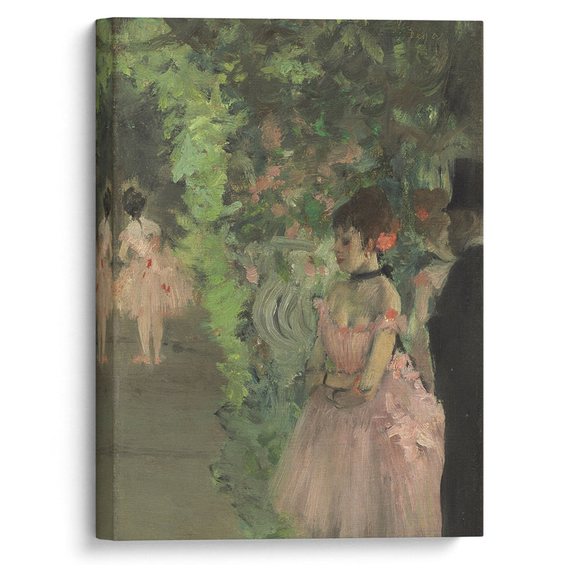 Dancers Backstage (1876-1883) - Edgar Degas - Canvas Print