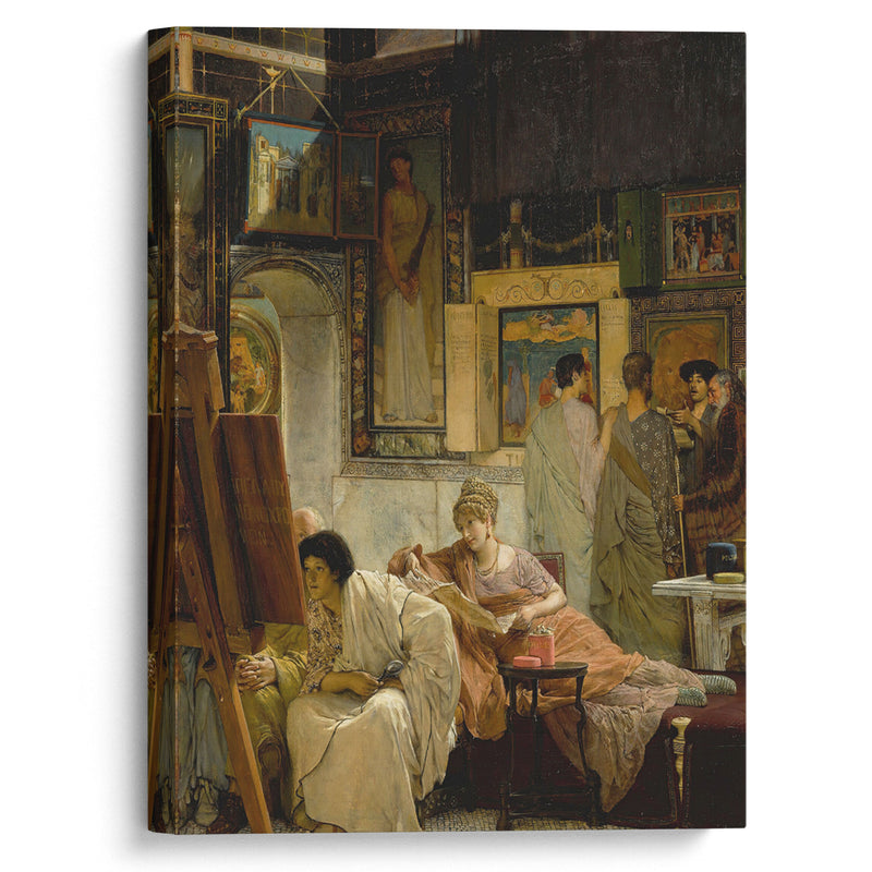 A Picture Gallery - Lawrence Alma-Tadema - Canvas Print