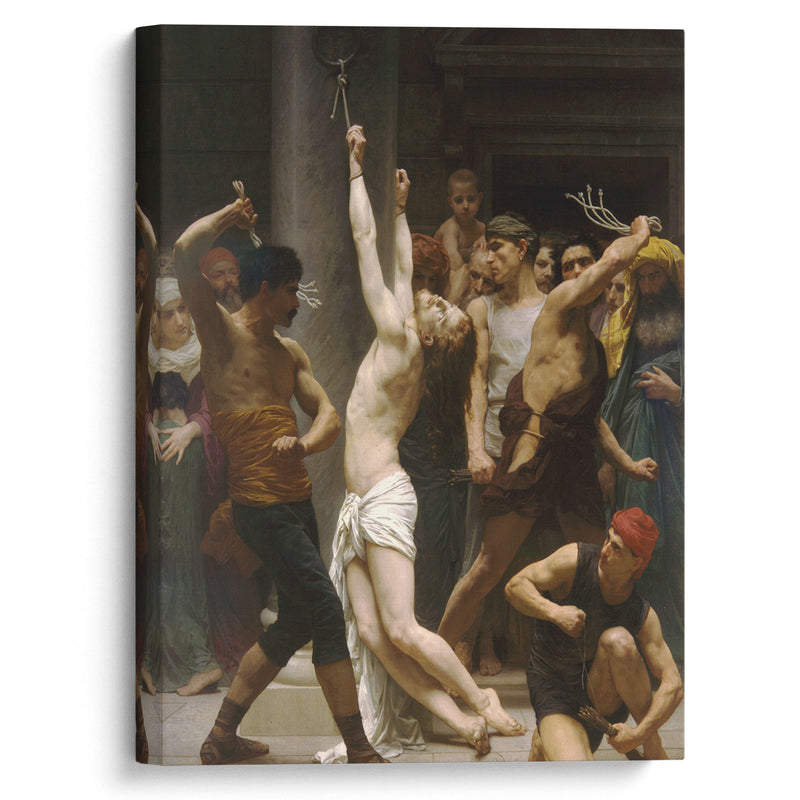 The Flagellation of Our Lord Jesus Christ (1880) - William Bouguereau - Canvas Print