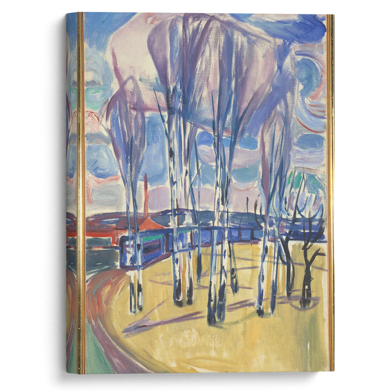 The Tram Loop At Skøyen (1920–30) - Edvard Munch - Canvas Print