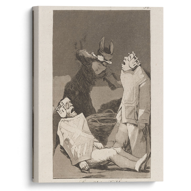 Los Chinchillas. (The Chinchillas.) (1796-1797) - Francisco de Goya - Canvas Print