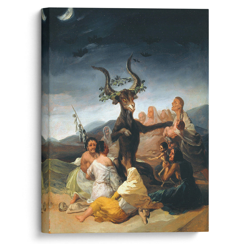 The Sabbath of witches (1797-98) - Francisco de Goya - Canvas Print