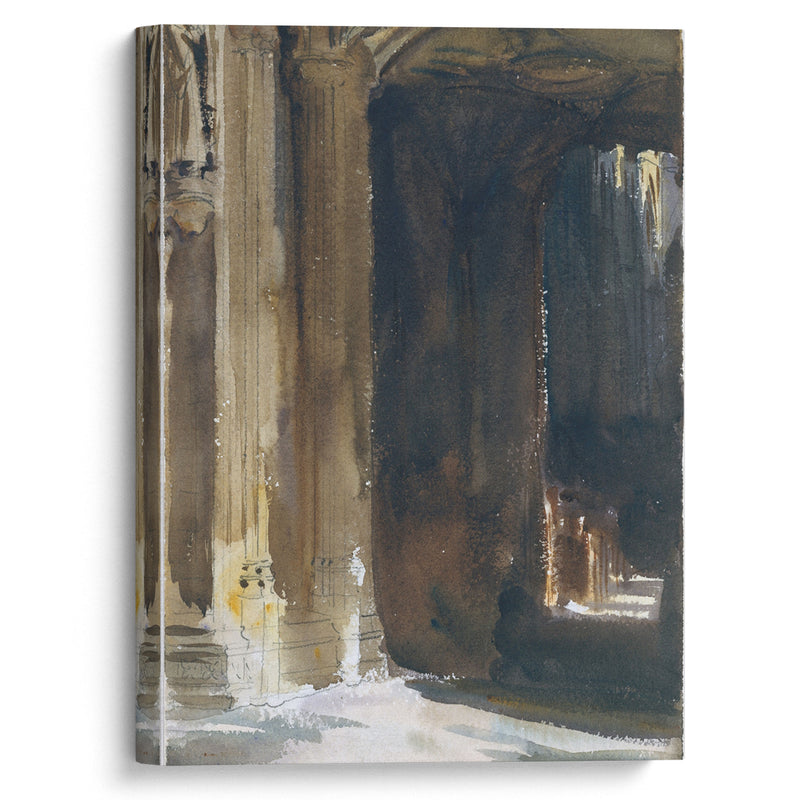 Cathedral Interior (circa 1904) - John Singer Sargent - Canvas Print