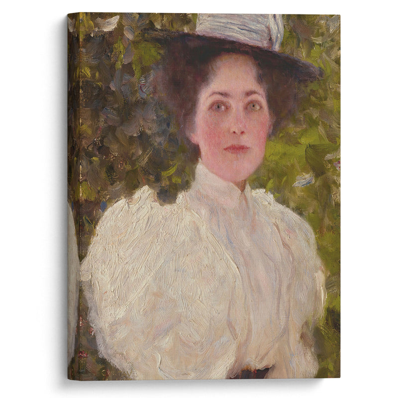 Mädchen im grünen (Girl in the foliage) - Gustav Klimt - Canvas Print