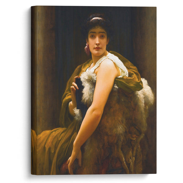 Twixt Hope And Fear - Frederic Leighton - Canvas Print