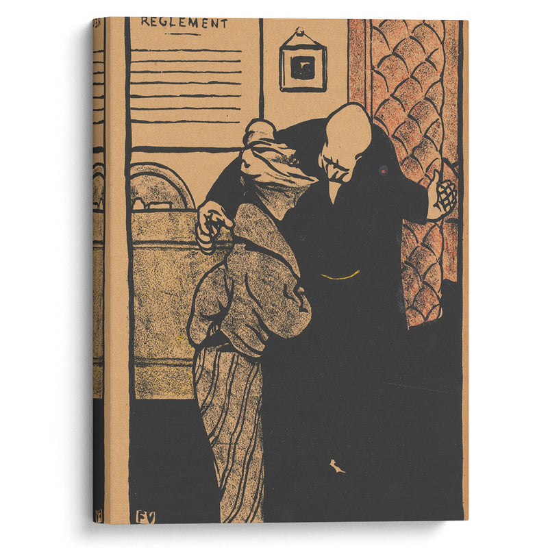 Crimes And Punishments; It’s about your father… (1901) - Félix Vallotton - Canvas Print
